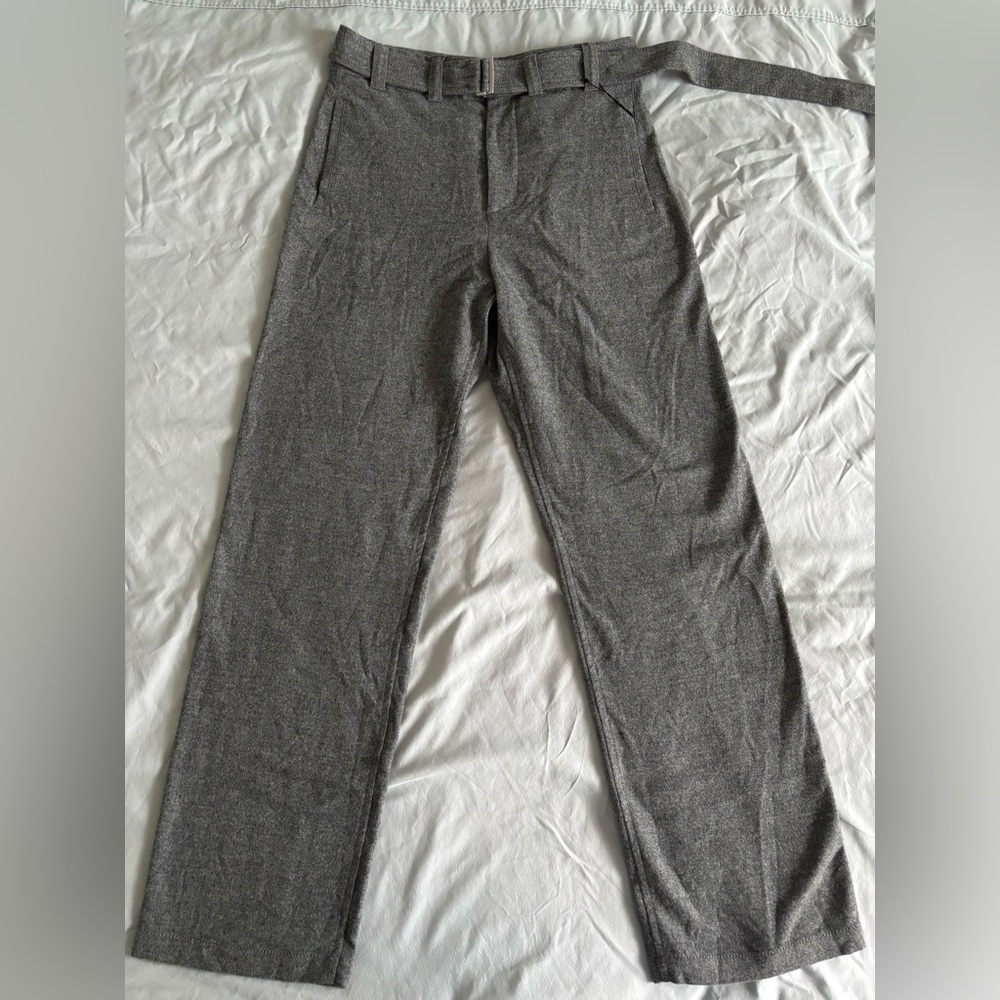 Zara Gray Dress Pants Straight-Leg